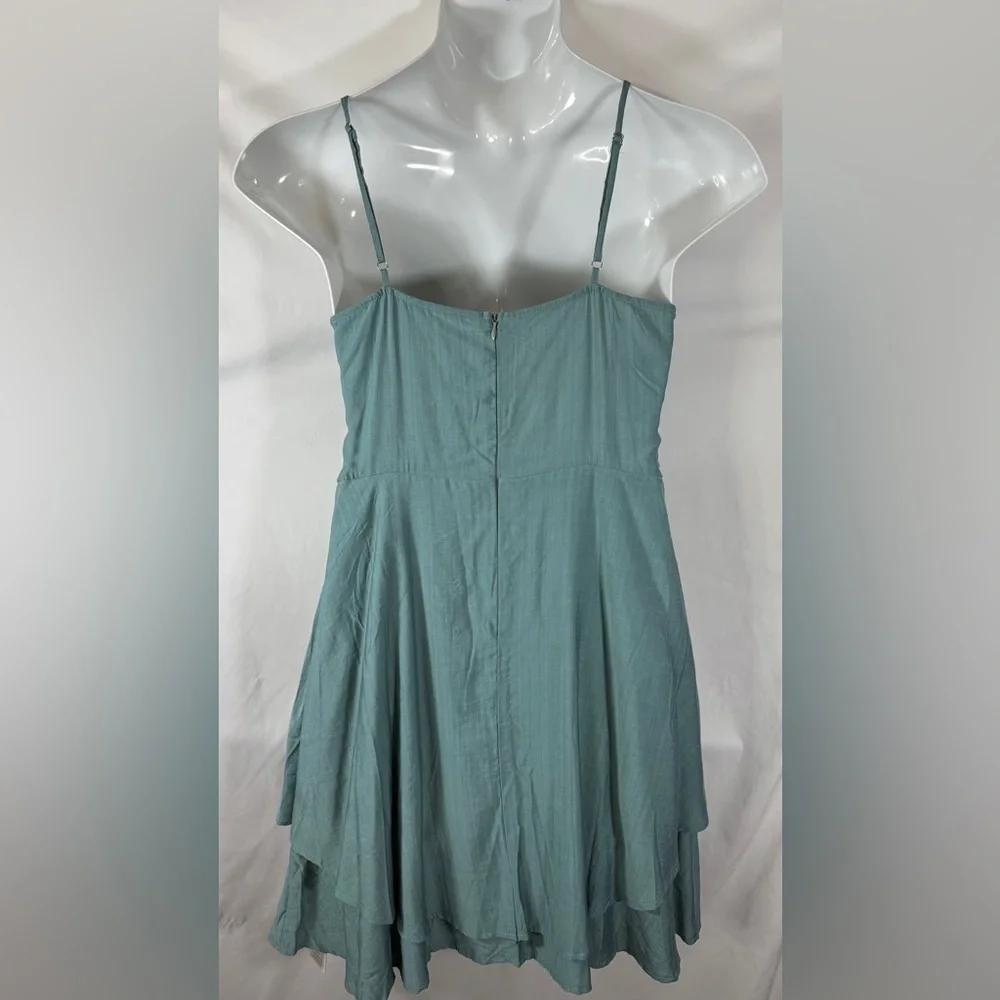 CUPSHE Ruffled Hem Faux Wrap Dress - Picture 6 of 14